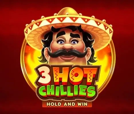 3 Hot Chillies slot icon by 3 Oaks Gaming, available at Melbet Casino