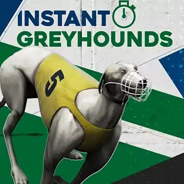 Instant Virtual Greyhounds online game logo by Leap Gaming on melbet-bangladesh.fyi