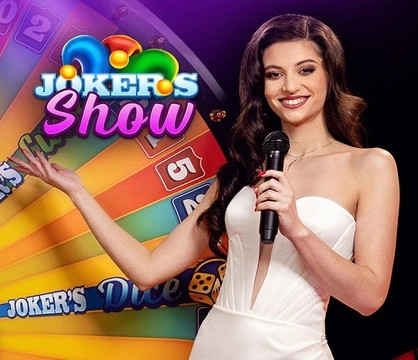 Joker’s Show logo by Skywind Group at Melbet Casino