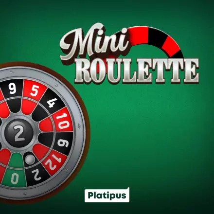 Mini Roulette slot visual from Platipus available on melbet-bangladesh.fyi
