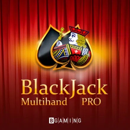 Multihand Blackjack Pro online game logo by BGAMING on melbet-bangladesh.fyi