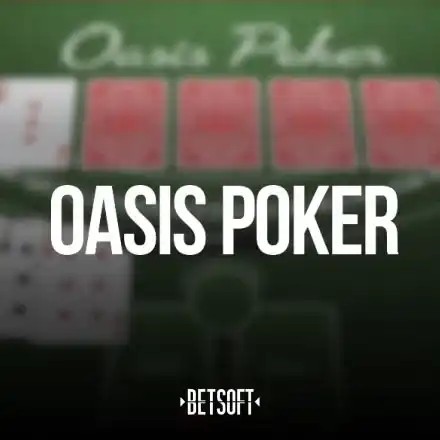 Oasis Poker logo by Betsoft Gaming Melbet Casino