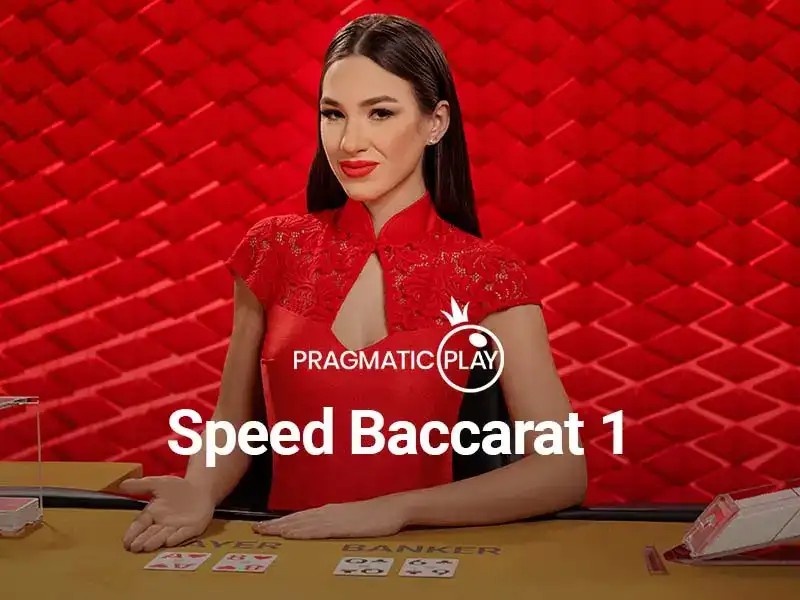 Speed Baccarat slot logo by Atmosfera at Melbet Casino